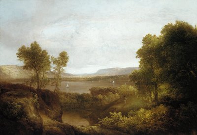 Sul fiume Hudson, 1830-35 da Thomas Doughty